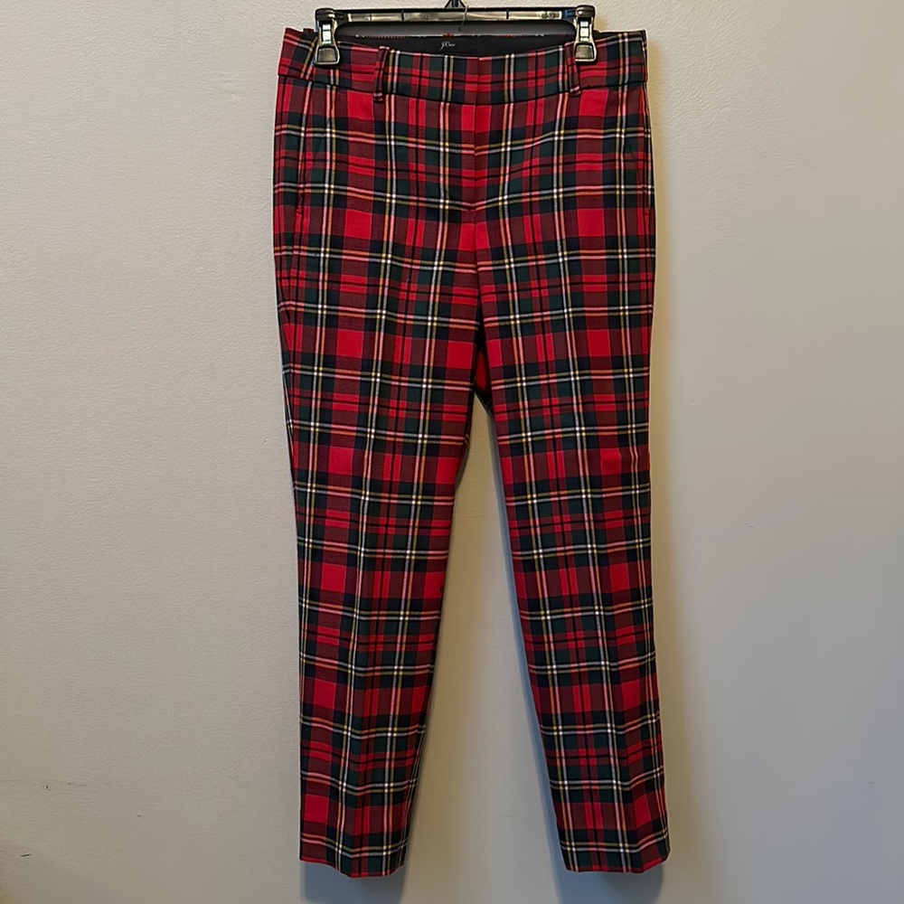 J Crew plaid pants